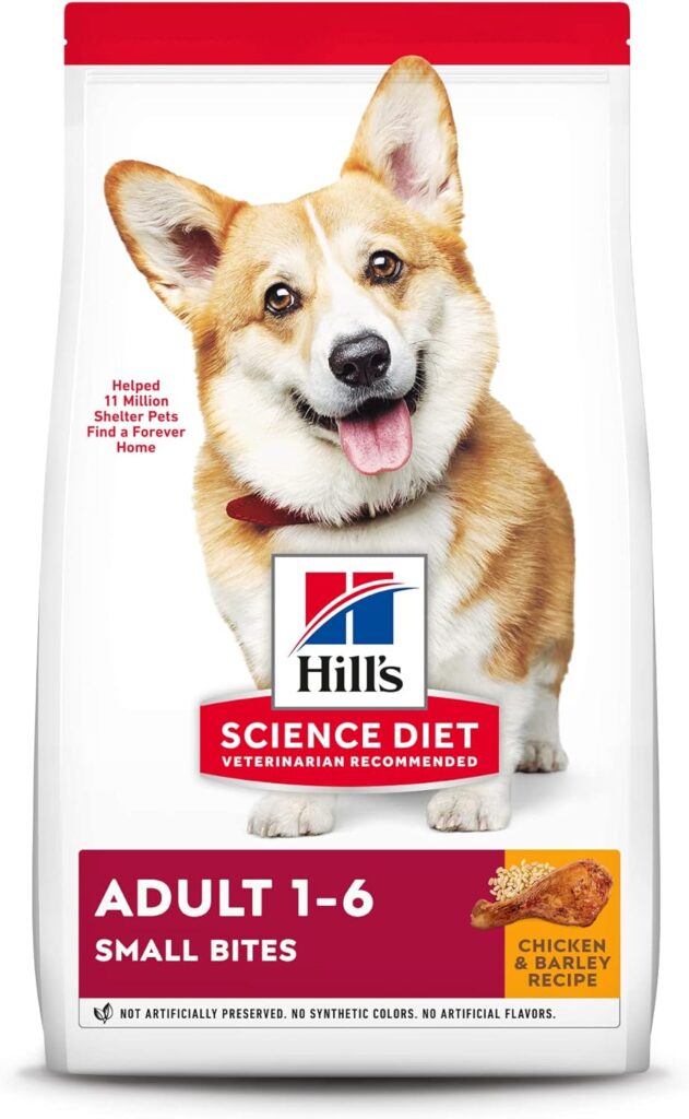 Hill’s Science Diet Adult 1-6 Small Bites Chicken & Barley Recipe Dry Dog Food