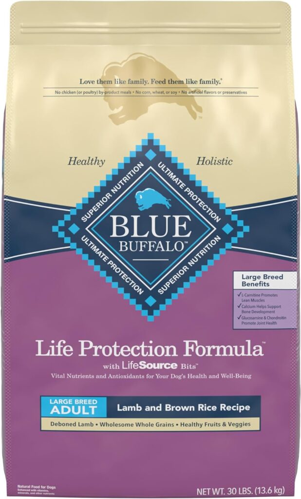 Blue Life Protection Formula Large Breed Adult Lamb and Brown Rice Recipe Dry Dog Food