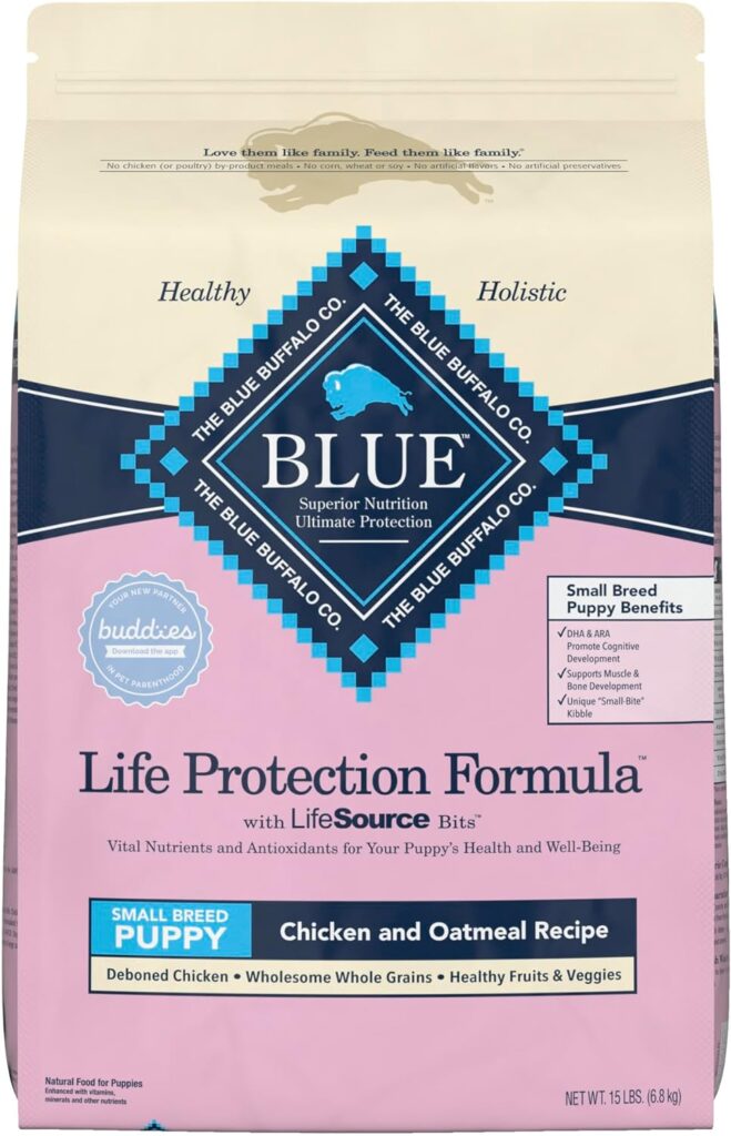 Blue Life Protection Formula Small Breed Puppy Chicken and Oatmeal Recipe Dry Dog Food