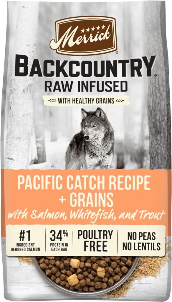 Merrick Backcountry Raw Infused Pacific Catch Recipe + Grains Dry Dog Food