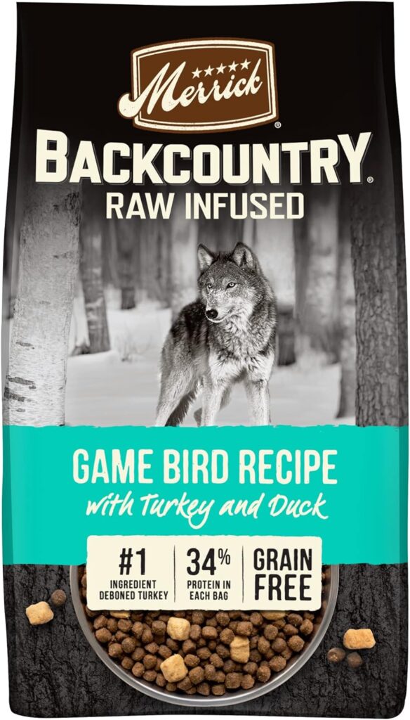Merrick Backcountry Raw Infused Game Bird Recipe Dry Dog Food