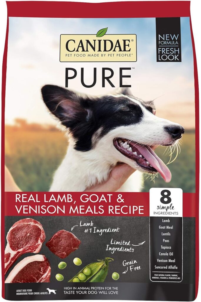 Canidae Pure Grain-Free Real Lamb, Goat & Venison Meals Recipe Dry Dog Food