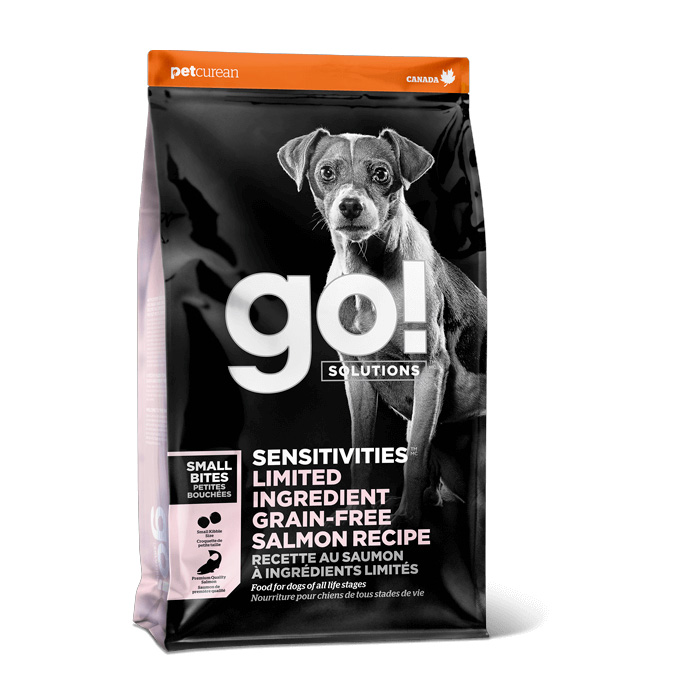 Go! Solutions Sensitivities Limited Ingredient Grain-Free Salmon Recipe Small Bites Dry Dog Food